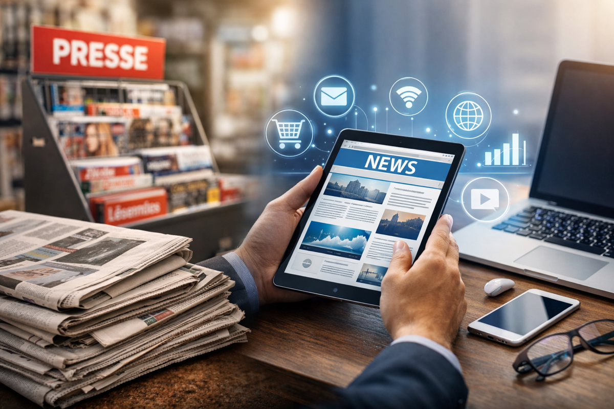Comment Slytio peut aider les commerçants face à la réduction de la demande de produits de presse traditionnels avec l’avènement du numérique