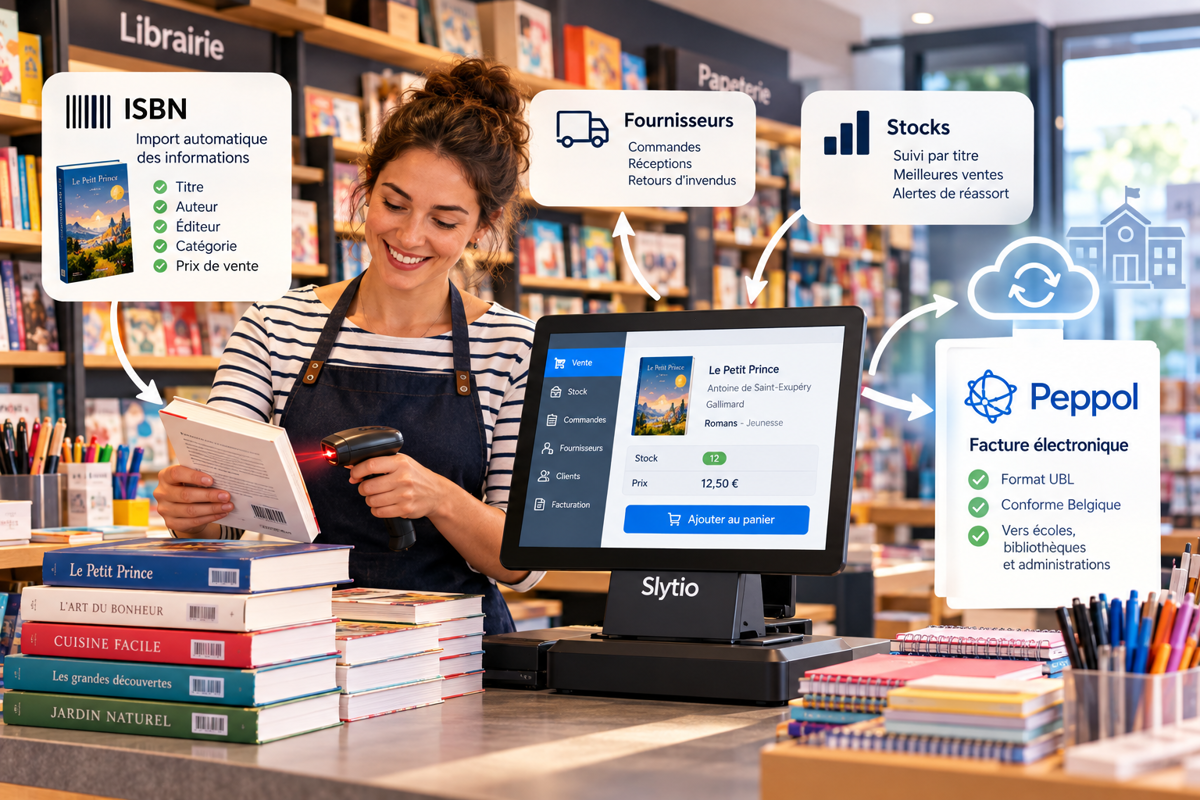 Librairies & Papeteries en Belgique : Allier gestion ISBN et facturation Peppol sans effort