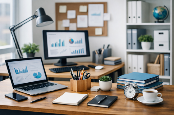 Comment organiser son bureau de travail en 5 étapes afin d’être le plus productif ?