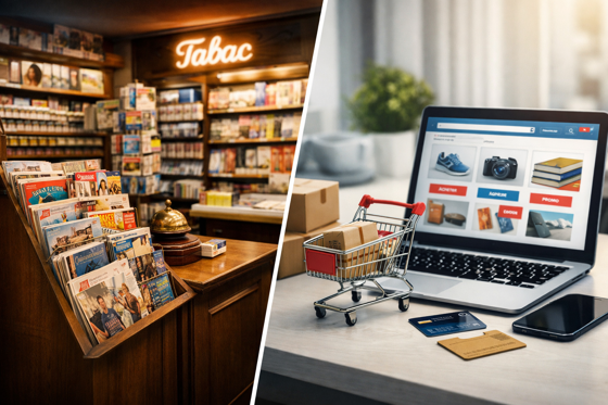 Les libraires tabac-presse font face à la concurrence croissante des plateformes de vente en ligne