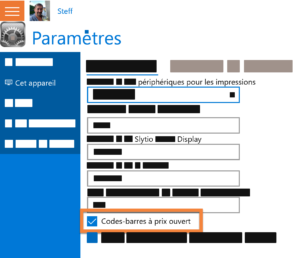 Paramétrage des codes-barres BPOST